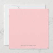 Roze Parels Roze Parijs Sweet 16 Verjaardagsfeest Kaart (Achterkant)