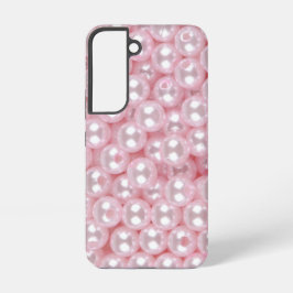 Roze Parels Samsung Galaxy Hoesje