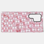 Roze Parels Samsung Galaxy Hoesje (Achterkant horizontaal)
