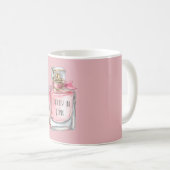 Roze Parfum Koffiemok (Voorkant rechts)