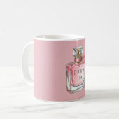 Roze Parfum Koffiemok (Voorkant links)