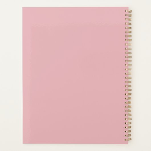 Roze Parfum Planner (Achterkant)
