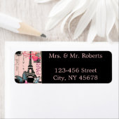 roze parijs eiffel tower - bestemming bruiloft etiket (Insitu)