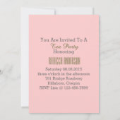 roze parijs eiffeltoren vrijgezellenfeest kaart (Achterkant)