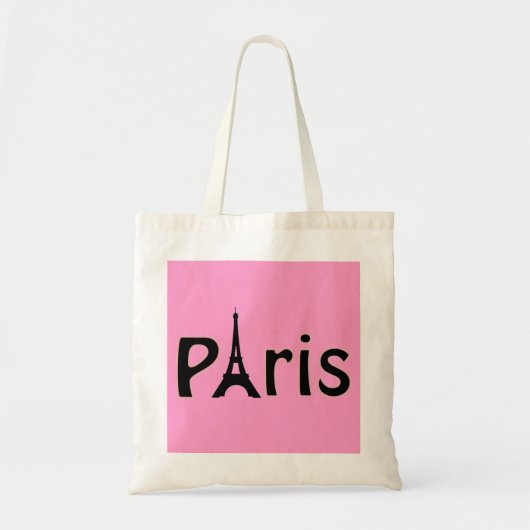 Roze Parijs, Frankrijk - Eiffeltoren Tote Tas (Voorkant)