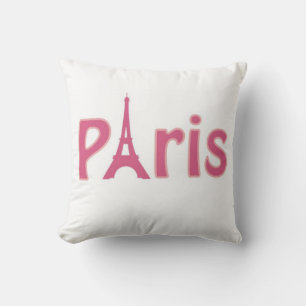 Roze Parijs kussen