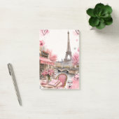 Roze Parijs Post-it® Notes (Kantoor)