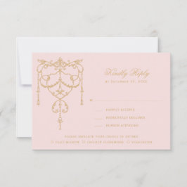 roze Parijs RSVP Kaartje