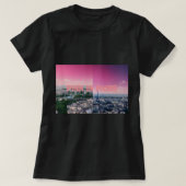 roze parijs T-shirts voor vrouwen (Design voorkant)