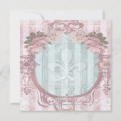  Roze Parijs Vrijgezellenfeest Kaart (Achterkant)