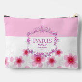 Roze Parijse bloemenmarkt Etui (Achterkant)