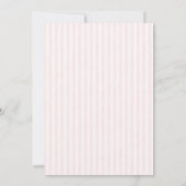 Roze Parijse Bruidsdouche Kaart (Achterkant)