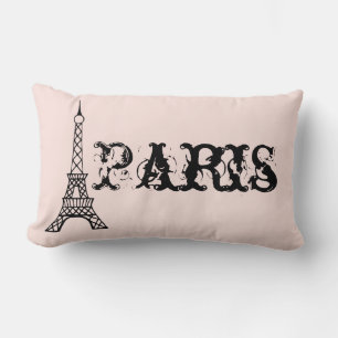 roze Paris Eiffeltoren kussen