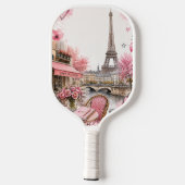 Roze Paris Pickleball Paddles (Achterkant)