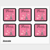 Roze Paris Stickers (Vel)