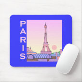 Roze Paris Sunset Products Muismat (Met muis)