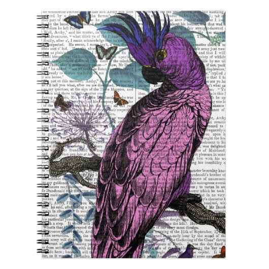 Roze Parrot Notitieboek (Voorkant)