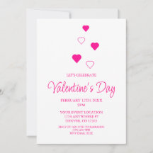 Roze partij bij de minimalistische Valentijnsdag