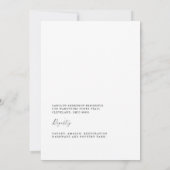 Roze partij in het House Cocktail Vrijgezellenfees Kaart (Achterkant)