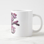 Roze partij sneeuwpop grote koffiekop (Rechts)