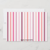 Roze partijegel en cupcake kaart (Achterkant)