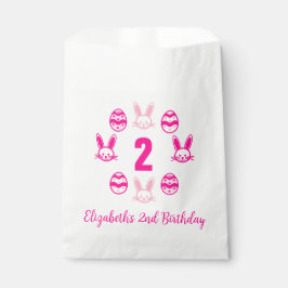 Roze Pasen 2e verjaardag Bedankzakje