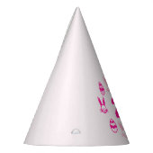 Roze Pasen 2e verjaardag Feesthoedjes (Links)