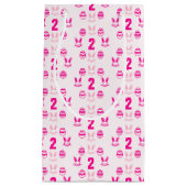 Roze Pasen 2e verjaardag Klein Cadeauzakje (Voorkant)