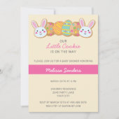 ROZE PASEN BABY SHOWER UITNODIGING (Voorkant)