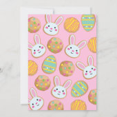 ROZE PASEN BABY SHOWER UITNODIGING (Achterkant)