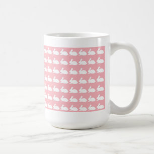 Roze Pasen mok met bunnies