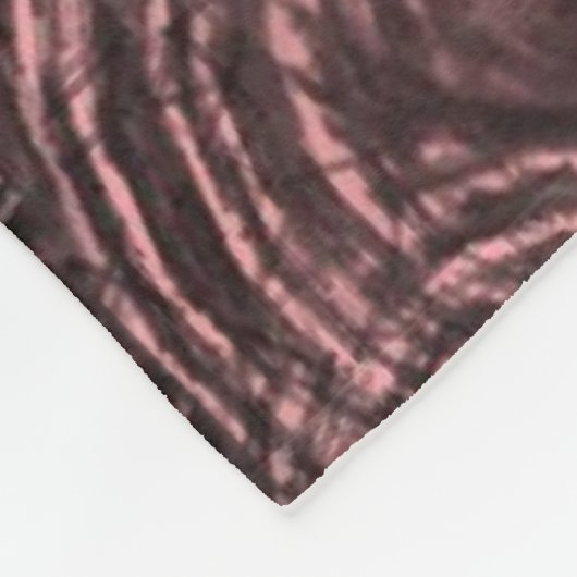 roze pasleydeklaag op maat fleece deken (Hoek)