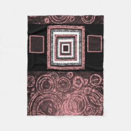 roze pasleydeklaag op maat fleece deken