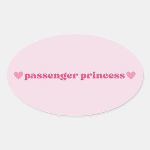 Roze Passenger Princess Sticker - Fun Girly Design