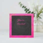 Roze passie aangepast kaart (Staand voorkant)