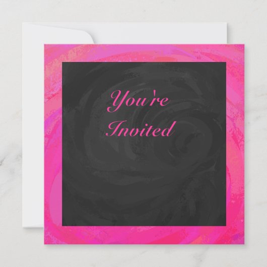 Roze passie aangepast kaart (Voorkant)