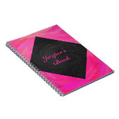 Roze passie aangepast notitieboek (Rechterzijde)