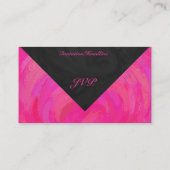 Roze passie aangepast visitekaartje (Achterkant)