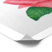 Roze passie afdrukken poster (Hoek)