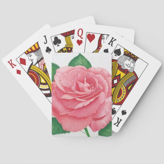 Roze passie afspeelkaarten speelkaarten (Achterkant)