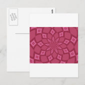 ROZE PASSIE BRIEFKAART (Voorkant / Achterkant)