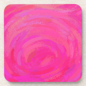 Roze Passie Drankjes Onderzetter (Voorkant)