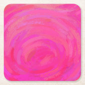 Roze Passie Kartonnen Onderzetters (Voorkant)