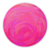 Roze Passie Keramische Knop (Voorkant)