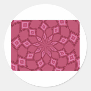 ROZE PASSIE RONDE STICKER