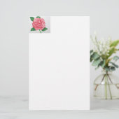 Roze Passie Stationery Briefpapier (Staand voorkant)