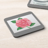 Roze Passion Cork Onderzetters (Linkerzijde)