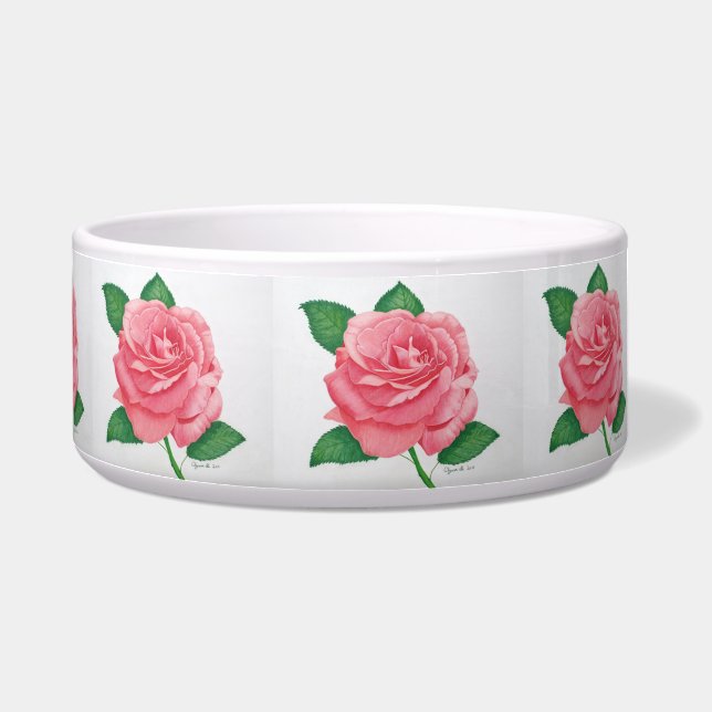 Roze Passion Dog Bowl Voerbakje (Links)