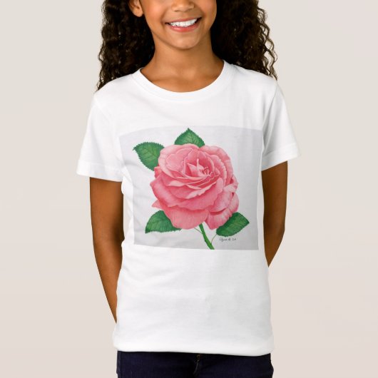 Roze Passion Girls T-Shirt (Voorkant)