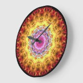 Roze Passion kaleidoscoop Grote Klok (Hoek)